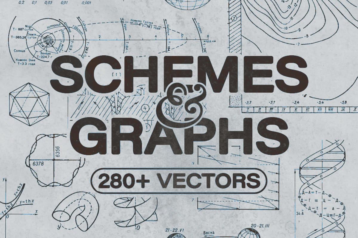 Schemes & Graphs Vector Pack