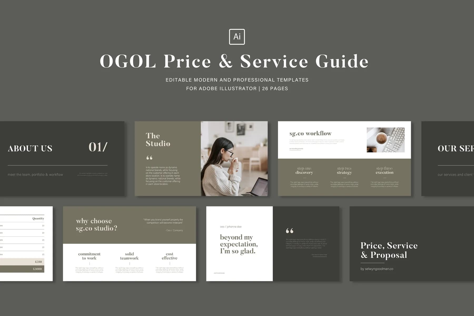 OGOL - Pricing, Service & Proposal Template
