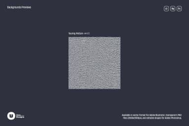 Turing Patterns - 16 Backgrounds