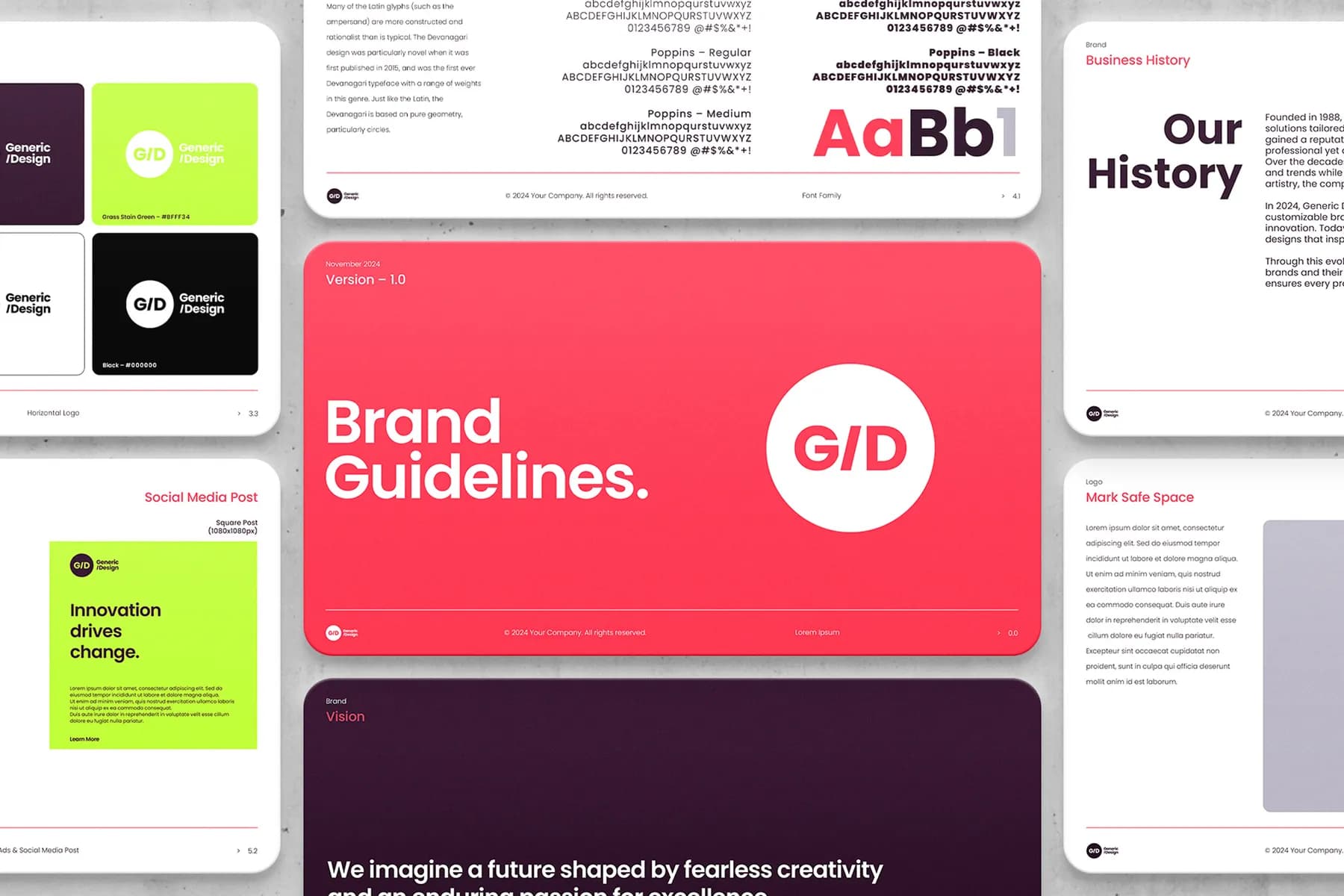 Brand Guidelines - Photoshop Template