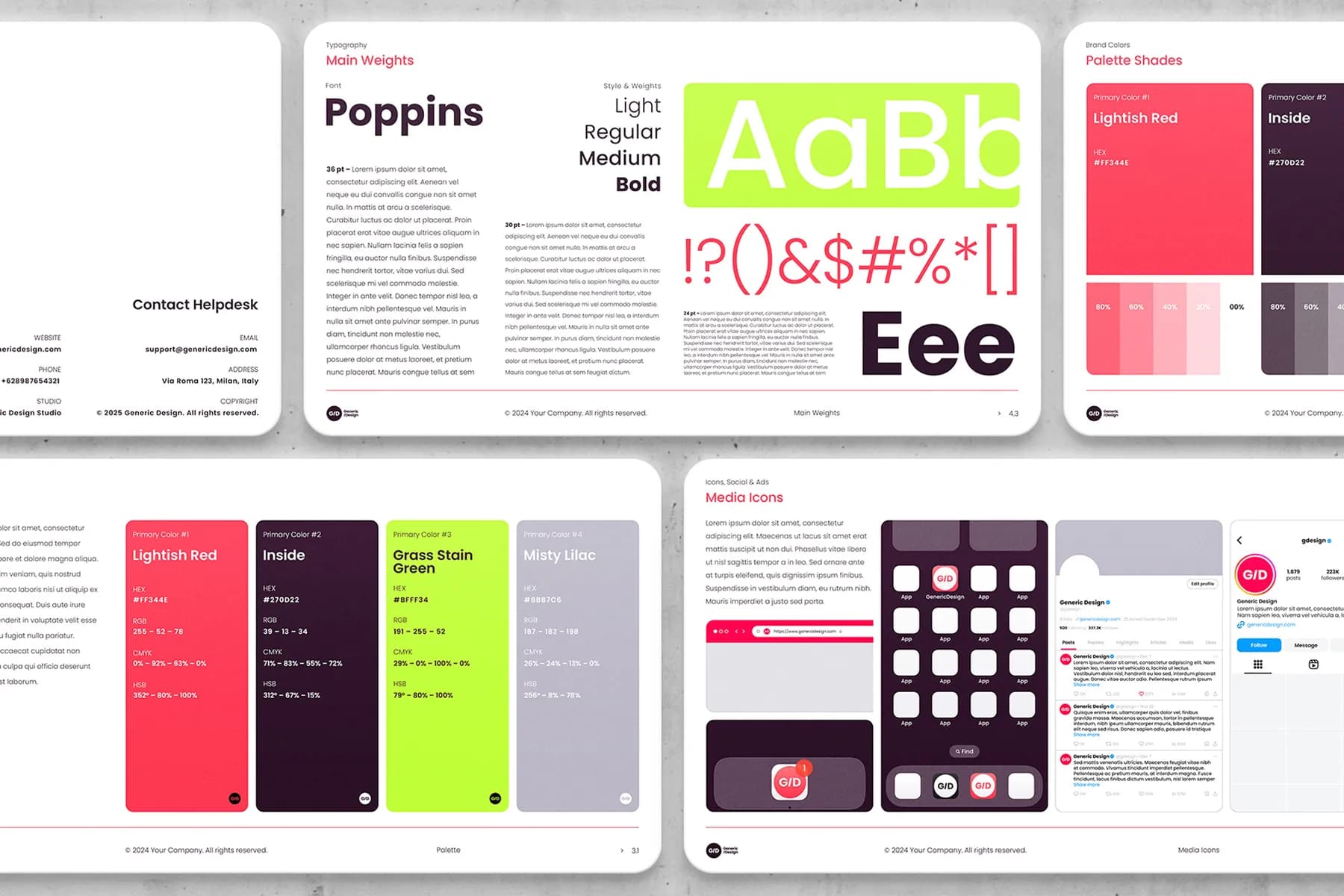 Brand Guidelines - Photoshop Template