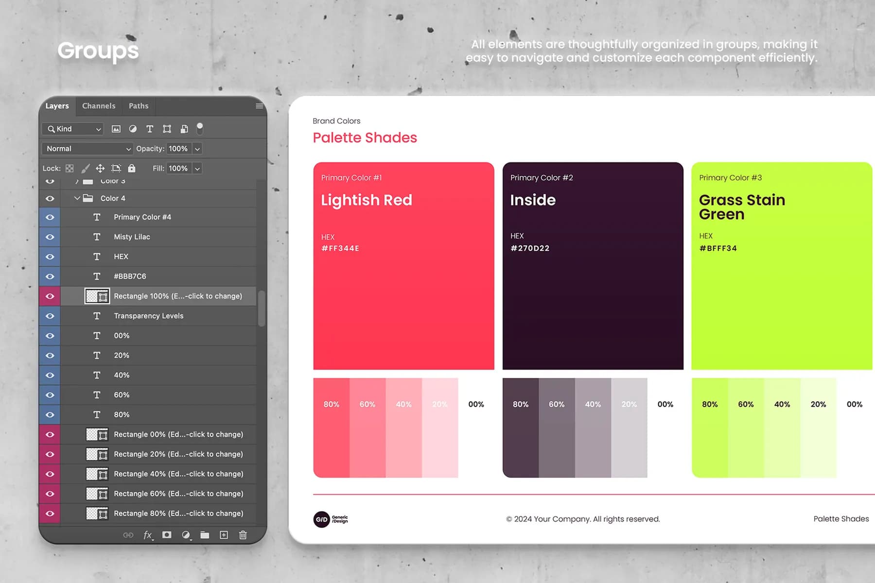 Brand Guidelines - Photoshop Template