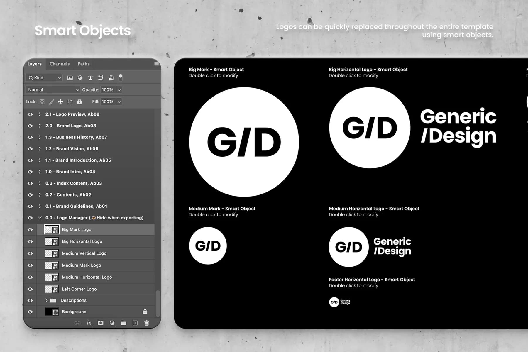 Brand Guidelines - Photoshop Template