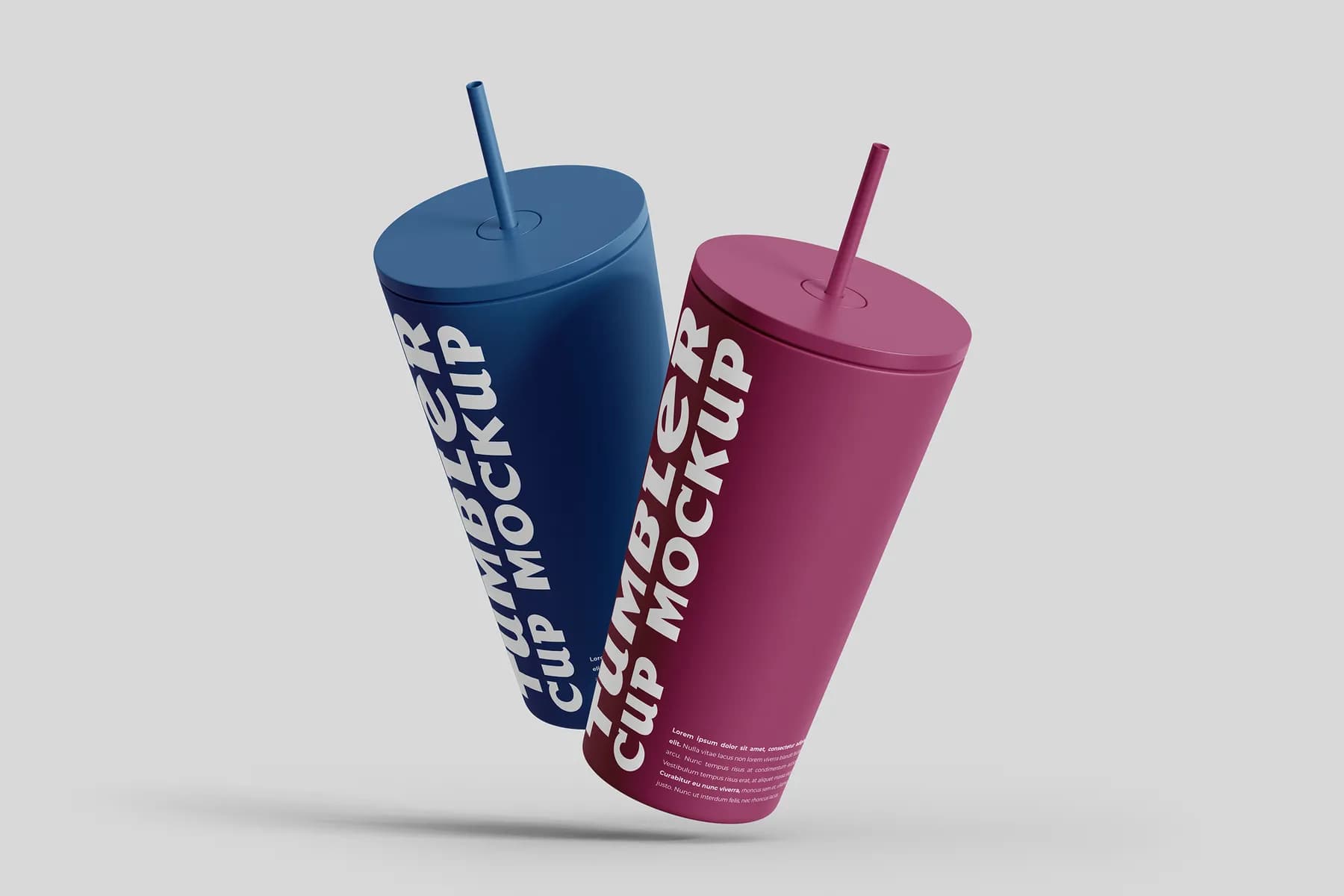 Simple Modern Classic Tumbler Mockup