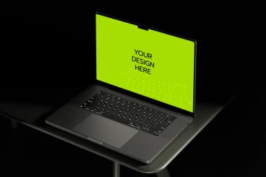 MacBook Screen Mockup