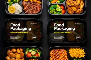 Food Packaging Mockup