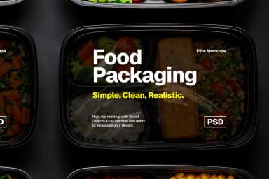 Food Packaging Mockup