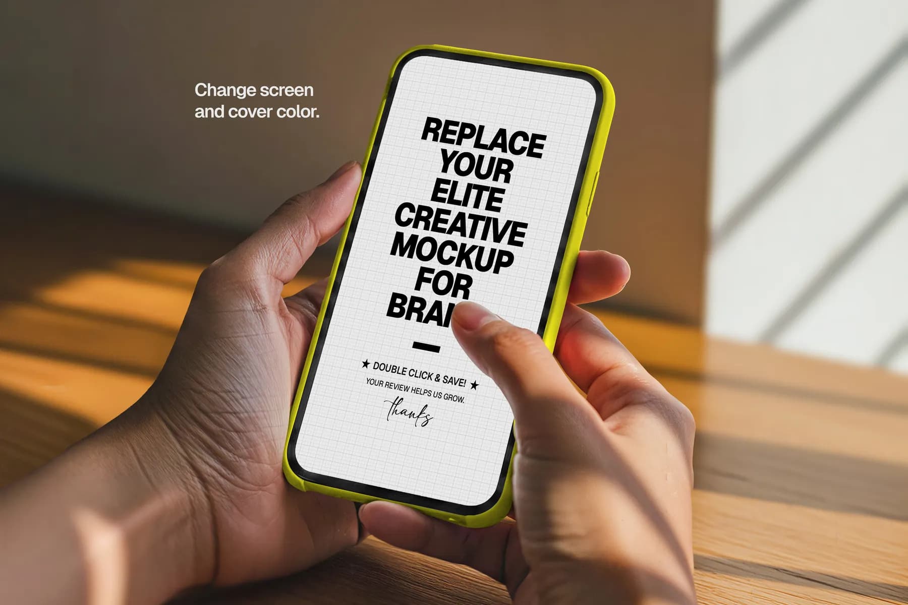 Phone Mockup in Hand