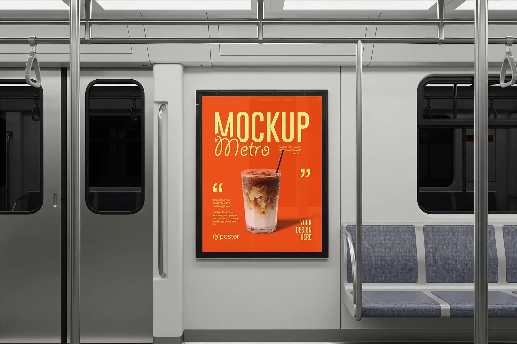Metro Poster Mockup