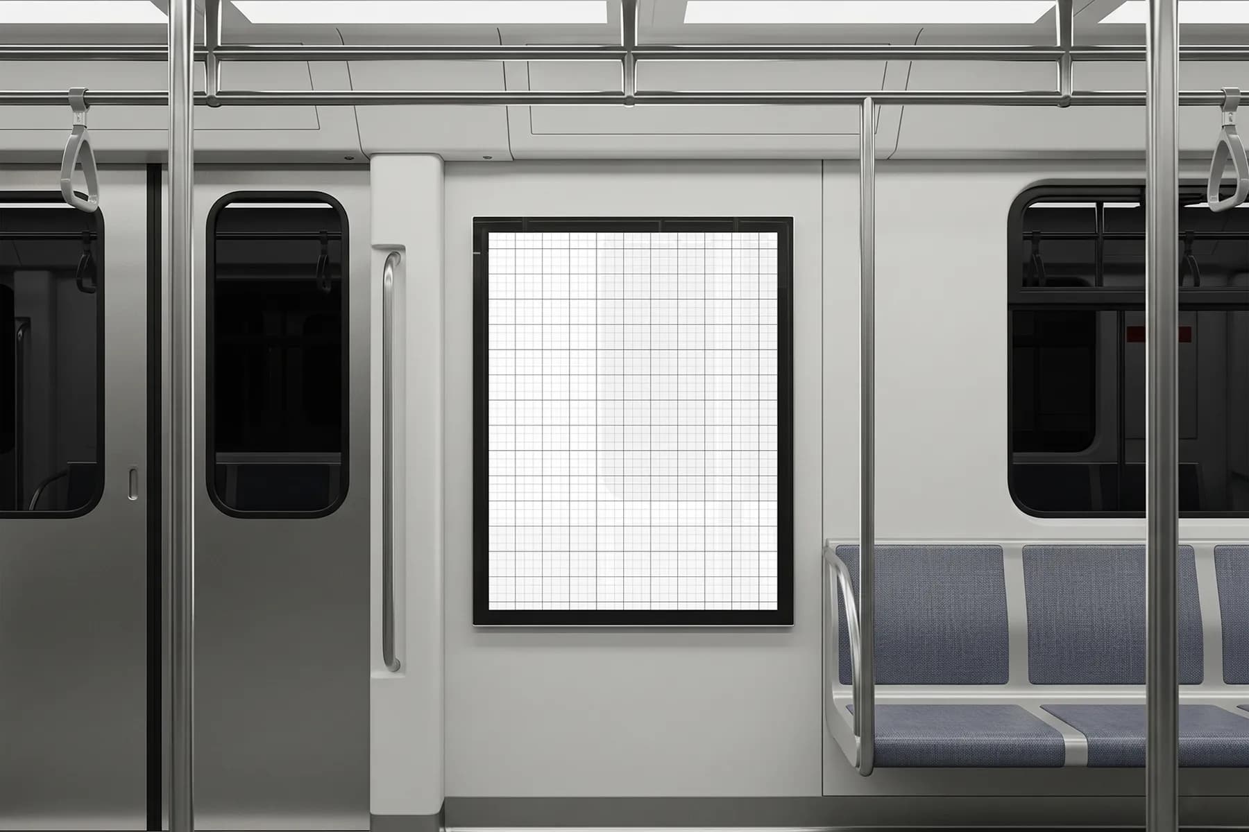 Metro Poster Mockup