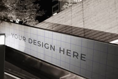 Outdoor Poster and Billboard Mockup