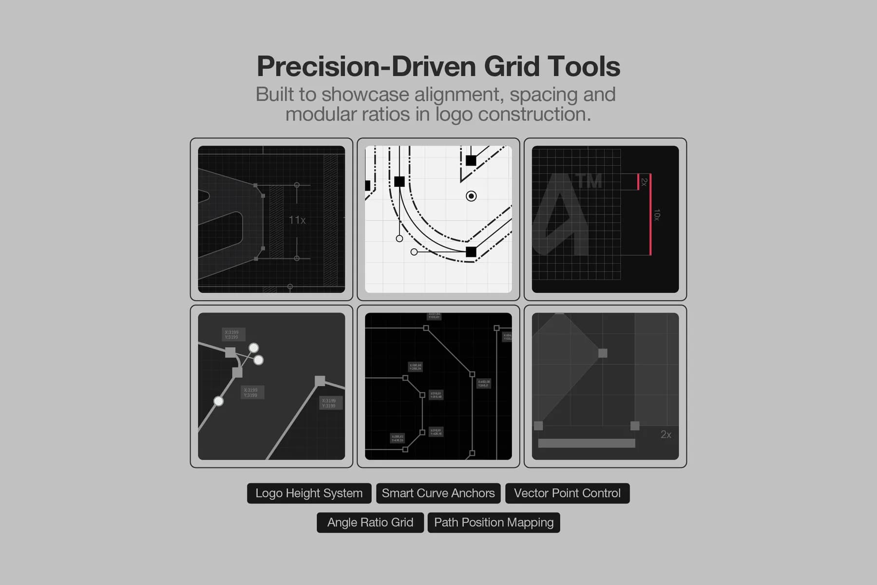 Swiss Style Brand Guidelines Presentation – 30 Illustrator Grids Graphics