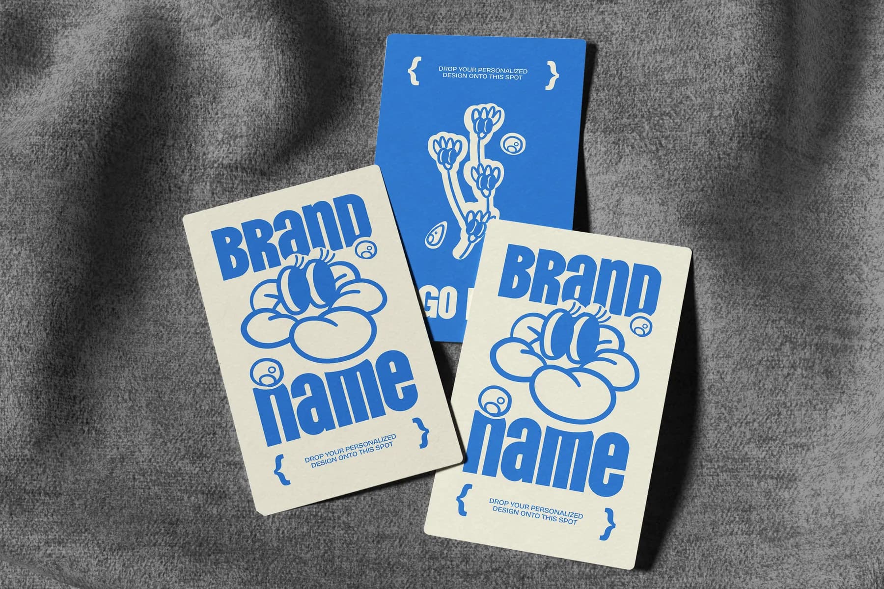 Business Card Portrait Mockup