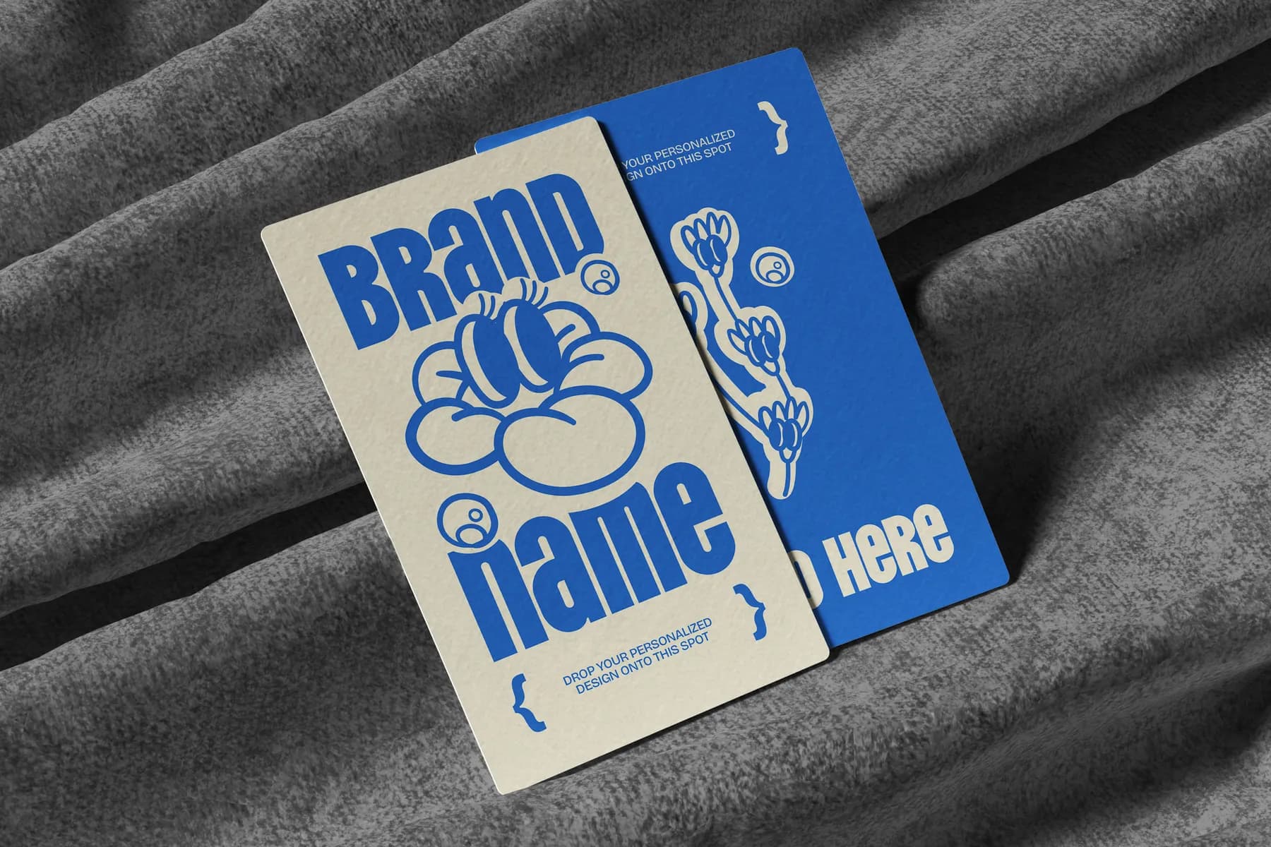 Business Card Portrait Mockup