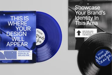 Gatefold Vinyl Mockup 
