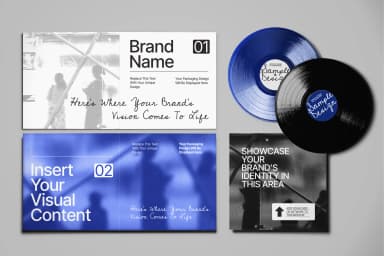Gatefold Vinyl Mockup 