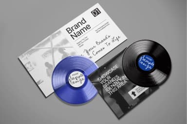 Gatefold Vinyl Mockup 