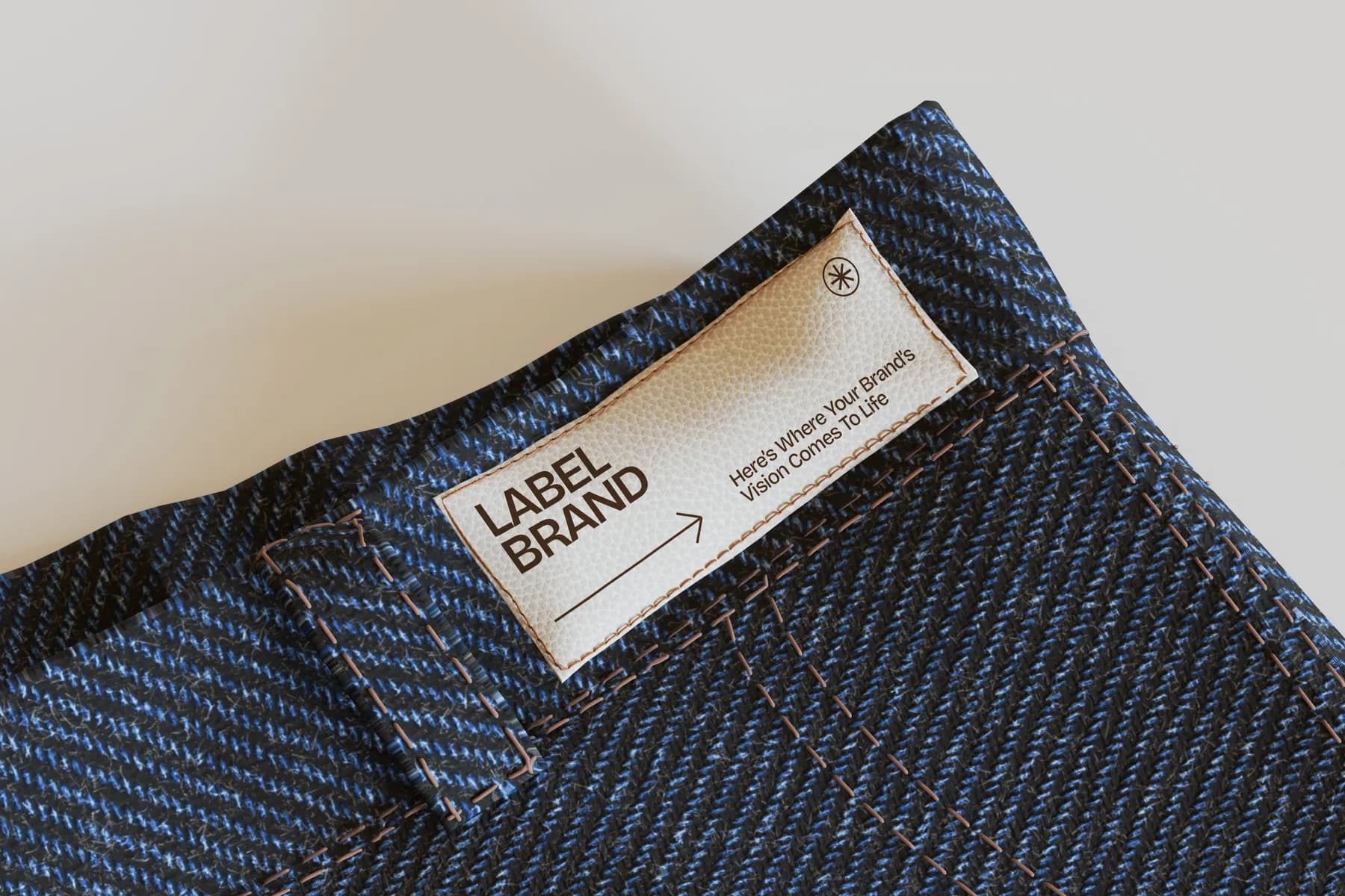 Fashion Label Tag Mockup