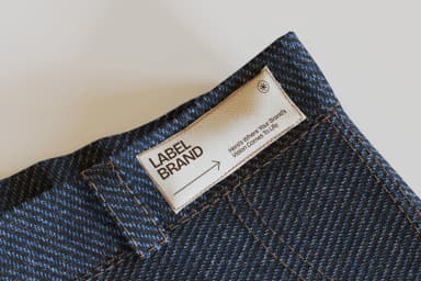 Fashion Label Tag Mockup