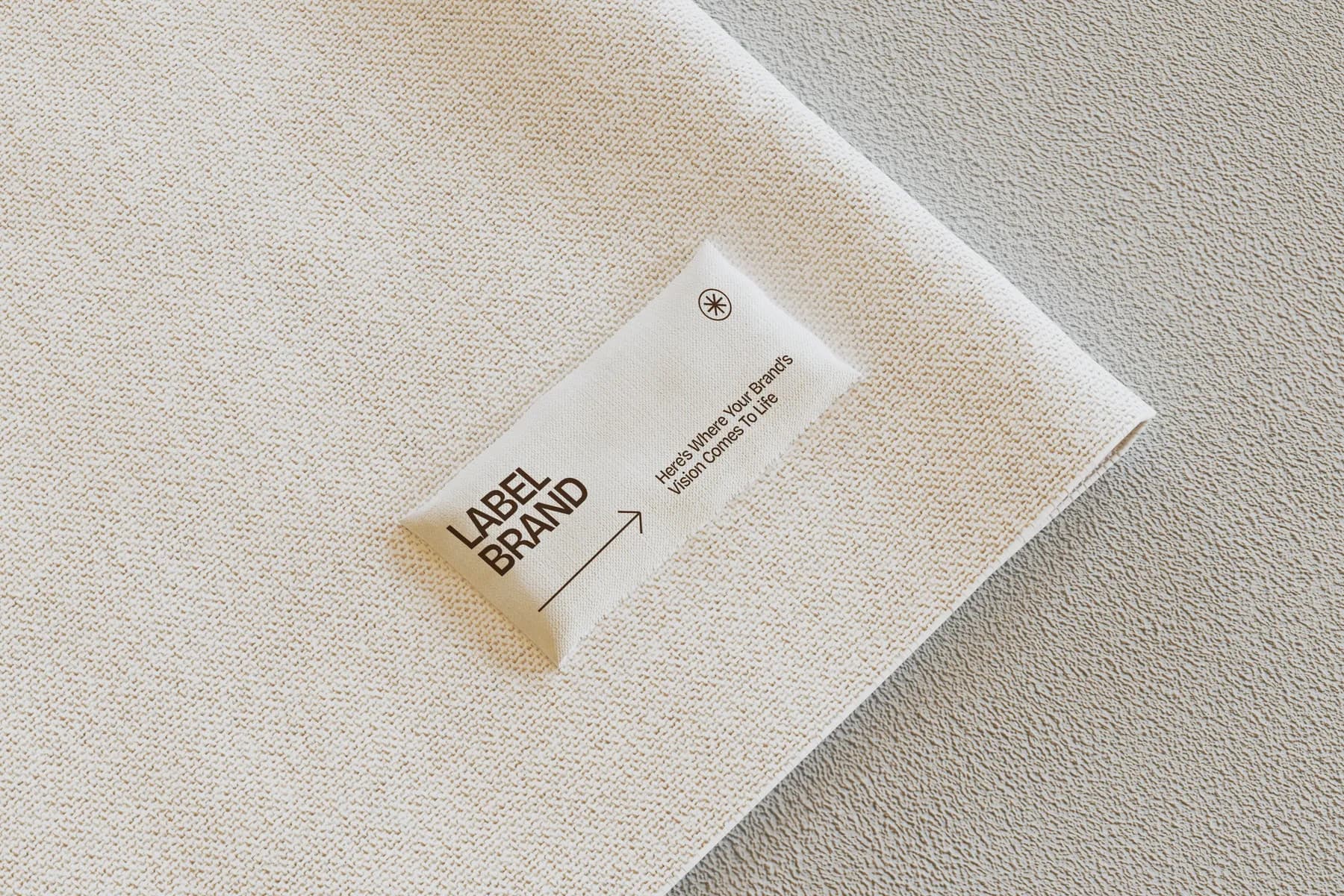 Fashion Label Tag Mockup
